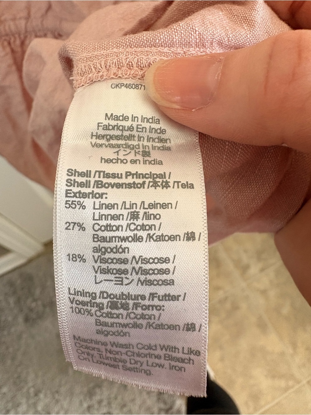 Madewell Petite Linen-Blend Lorelei Mini Dress - Picture 10 of 10
